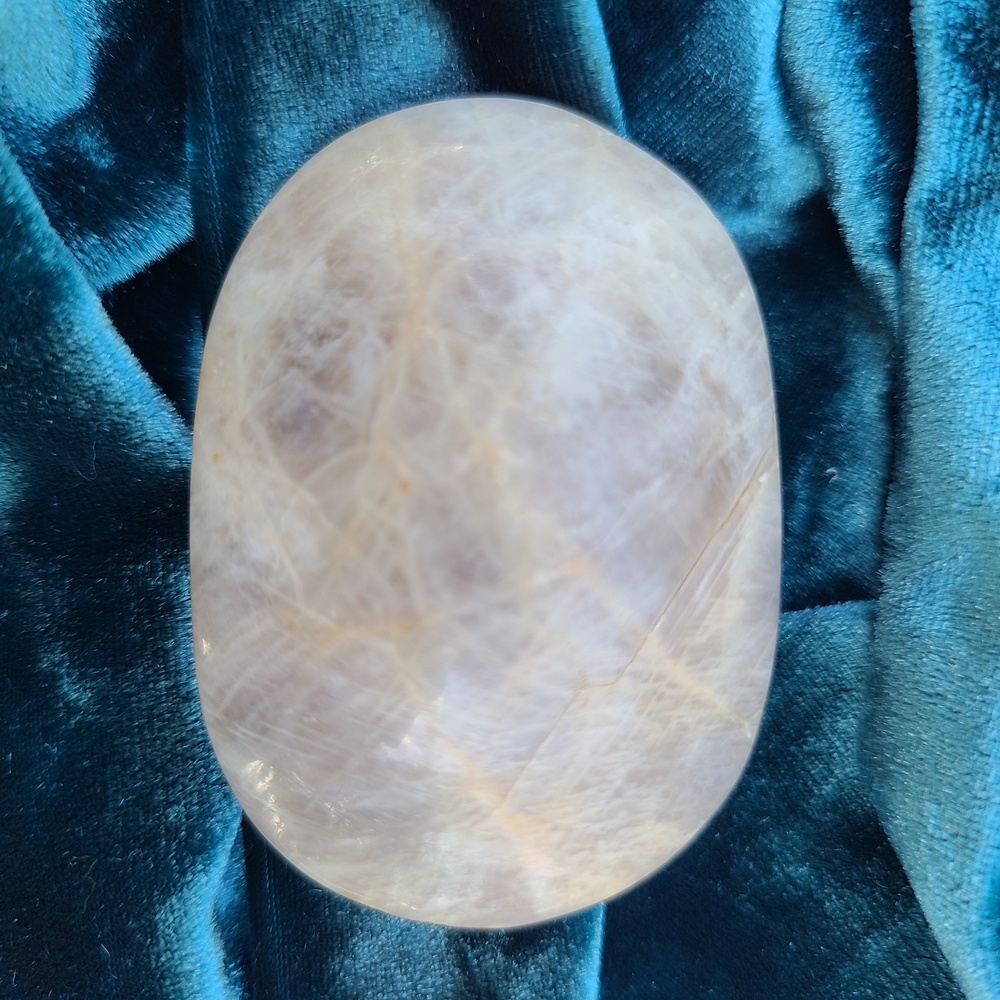 Polished Moonstone Crystal Palmstone